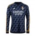 Real Madrid David Alaba #4 Replica Away Shirt 2023-24 Long Sleeve